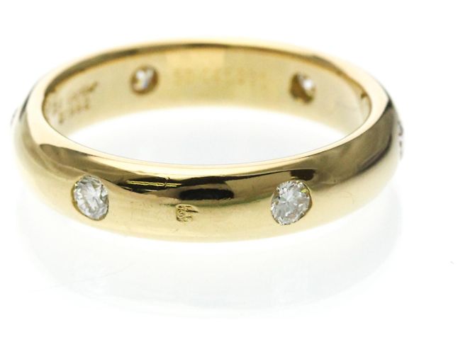 Anello Stella Cartier in oro giallo 18K con diamante D'oro - vista 9