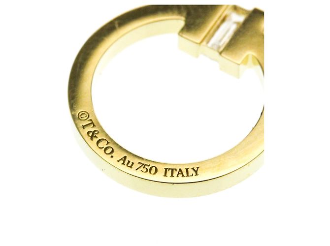 Tiffany & Co Collana in diamante Tiffany T Circle in oro giallo 18K D'oro - vista 4
