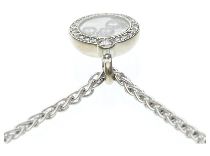 Collar Péndulo Chopard Happy Diamonds Plata - vista 3