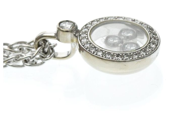 Collar Péndulo Chopard Happy Diamonds Plata - vista 4