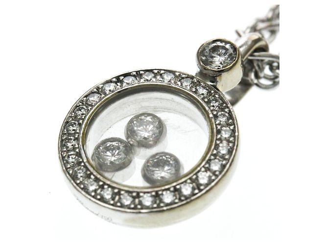 Collar Péndulo Chopard Happy Diamonds Plata - vista 7