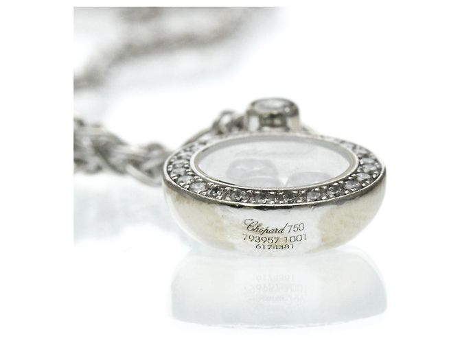 Collar Péndulo Chopard Happy Diamonds Plata - vista 8