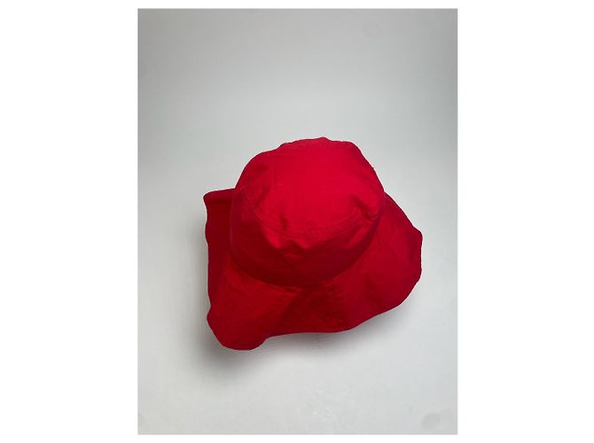 Céline Cappello da sole vintage Celine Paris rosso - vista 6