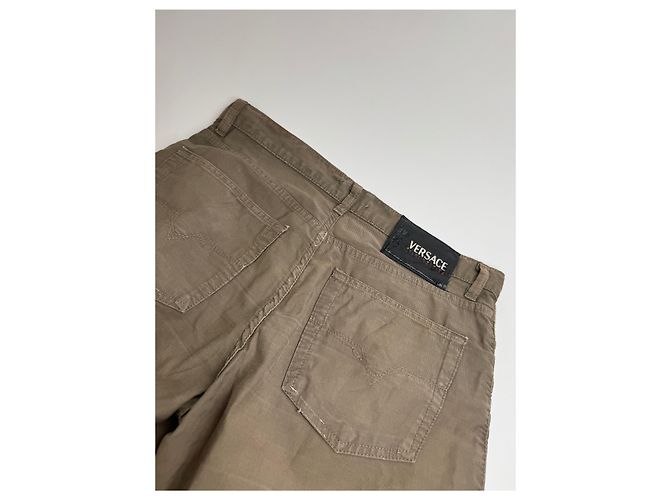Vintage Versace Hose Khaki M - Ansicht 10