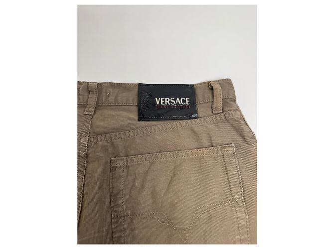 Vintage Versace Hose Khaki M - Ansicht 11