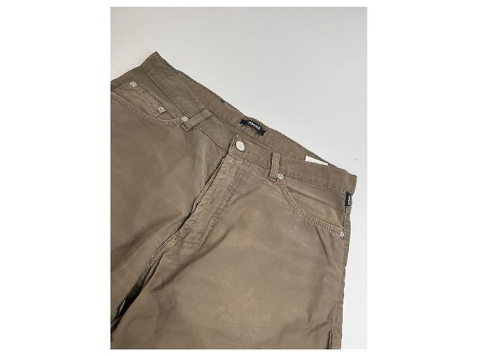 Vintage Versace Hose Khaki M - Ansicht 3