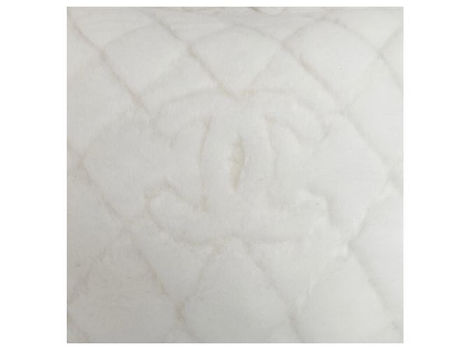Chanel 2034 White Shearling Backpack - view 6