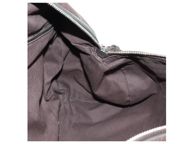 Chloé Mr Paddington Borsa a Mano in Pelle Marrone Argento Auth 162866V - vista 24