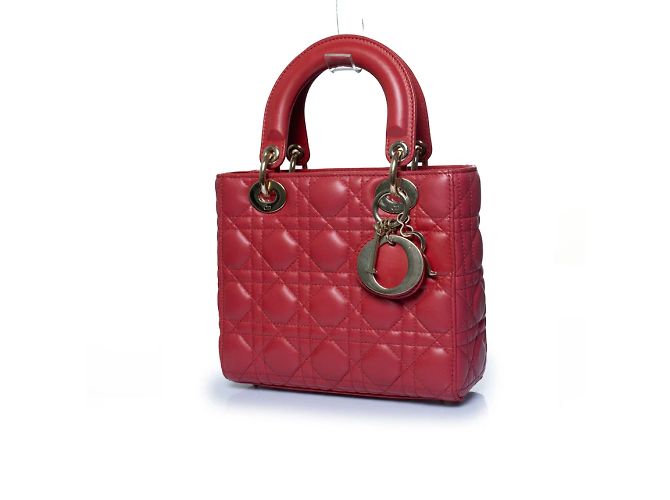 Christian Dior, La mia borsa Lady Dior ABCDior Rosso - vista 3