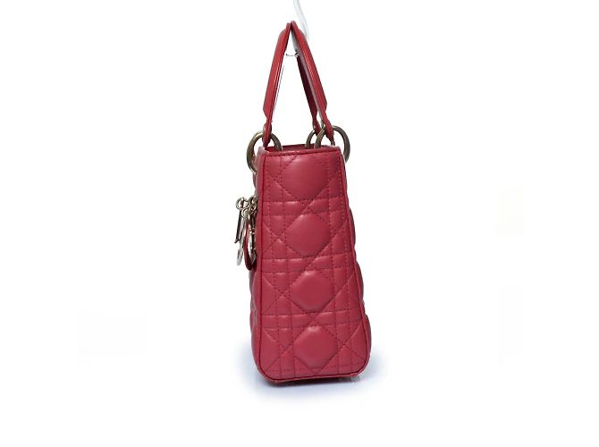 Christian Dior, La mia borsa Lady Dior ABCDior Rosso - vista 4