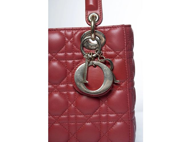 Christian Dior, La mia borsa Lady Dior ABCDior Rosso - vista 6