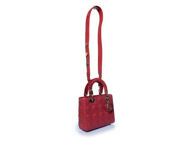 Christian Dior, La mia borsa Lady Dior ABCDior Rosso - vista 7