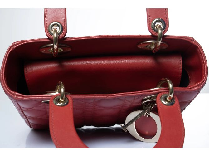 Christian Dior, La mia borsa Lady Dior ABCDior Rosso - vista 9
