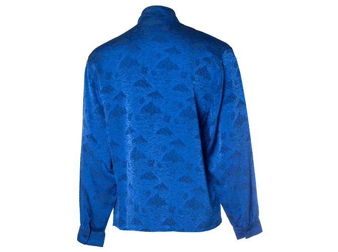 Christian Dior, blusa vintage blu - vista 3