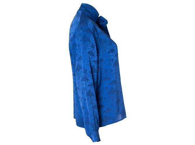 Christian Dior, blusa vintage blu - vista 4