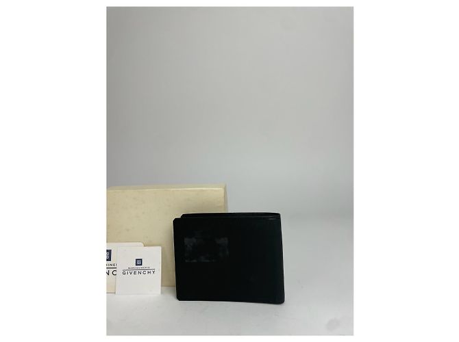 Vintage Givenchy Flapable Leather Wallet Black - view 6