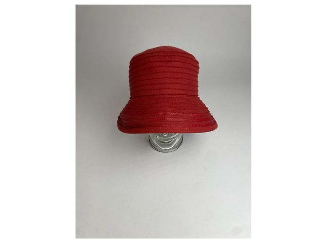 Vintage Givenchy Wool Hat Red - view 4