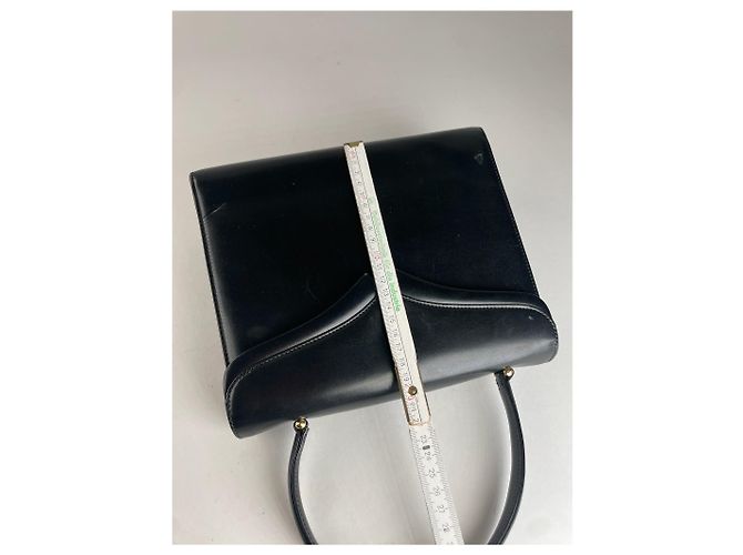 Vintage Givenchy Lederhandtasche Schwarz - Ansicht 11