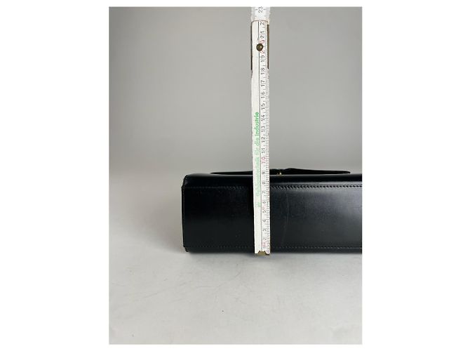 Vintage Givenchy Lederhandtasche Schwarz - Ansicht 12