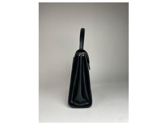 Vintage Givenchy Lederhandtasche Schwarz - Ansicht 7