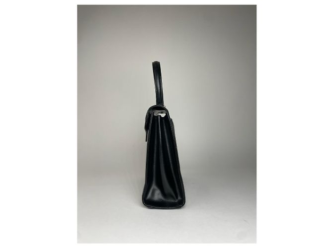 Vintage Givenchy Lederhandtasche Schwarz - Ansicht 9