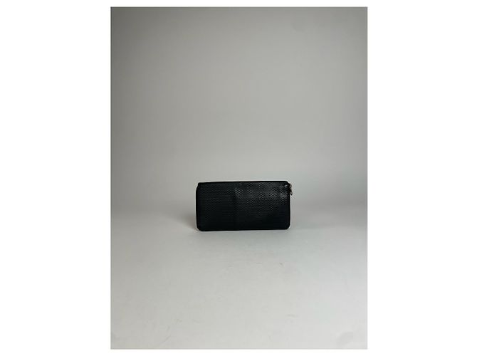 Comme Des Garcons Vintage Celine Paris Snake Emblossed Leather Wallet Black - view 2