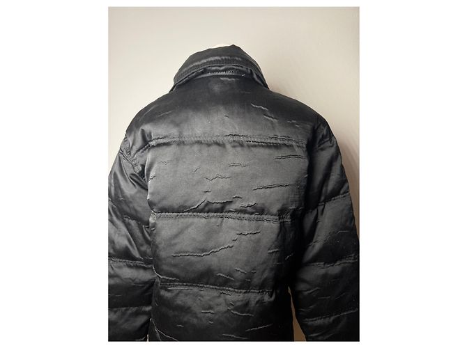 Vintage Gianni Versace Polyester Parka Schwarz 40/L - Ansicht 10