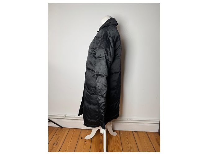 Vintage Gianni Versace Polyester Parka Schwarz 40/L - Ansicht 2