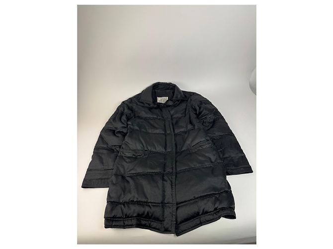 Vintage Gianni Versace Polyester Parka Schwarz 40/L - Ansicht 4