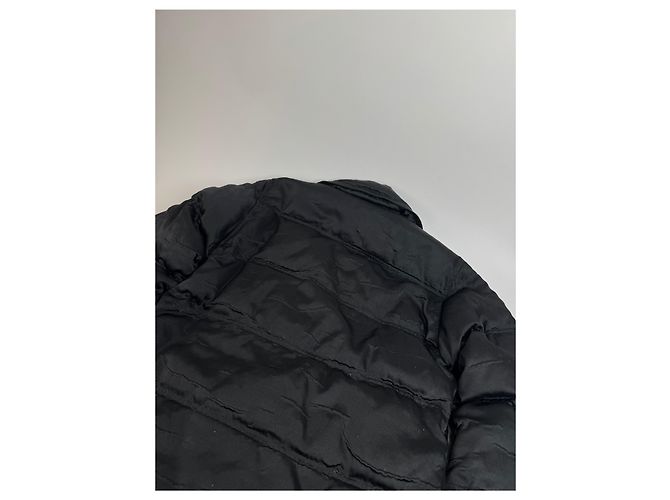 Vintage Gianni Versace Polyester Parka Schwarz 40/L - Ansicht 7