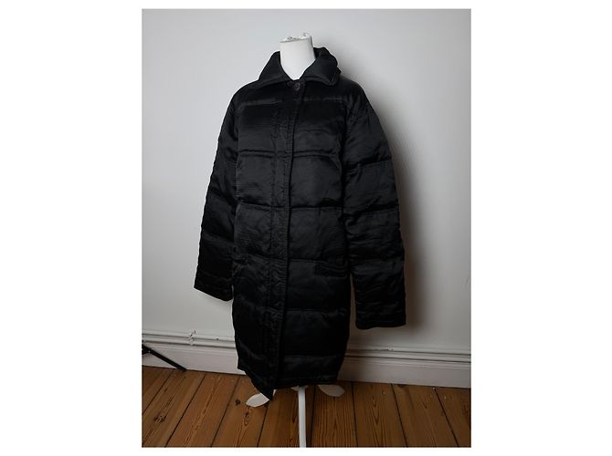 Vintage Gianni Versace Polyester Parka Schwarz 40/L - Ansicht 8