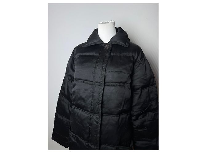 Vintage Gianni Versace Polyester Parka Schwarz 40/L - Ansicht 9