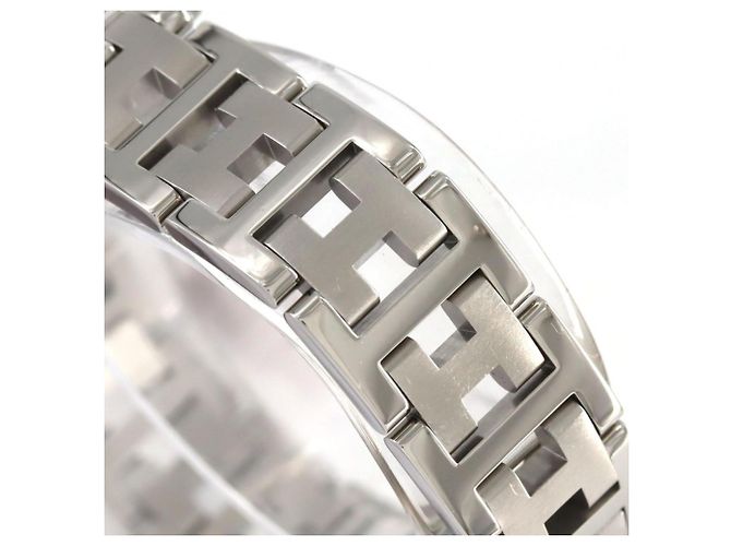 Reloj de cuarzo de acero inoxidable Hermès Clipper CL4.210 - vista 5