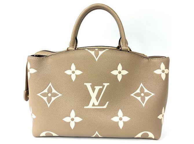 Louis Vuitton Petit Palais PM Monogram Empreinte Bicolor Beige Grau Roh - Ansicht 2