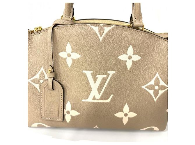 Louis Vuitton Petit Palais PM Monogram Empreinte Bicolor Beige Grau Roh - Ansicht 3