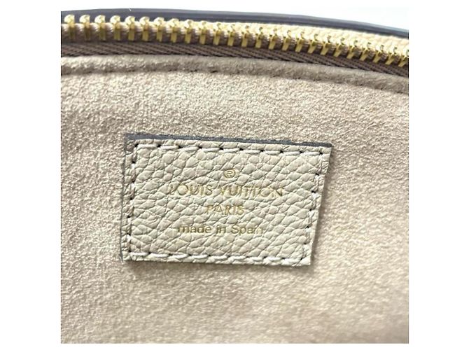 Louis Vuitton Petit Palais PM Monogram Empreinte Bicolor Beige Grau Roh - Ansicht 7