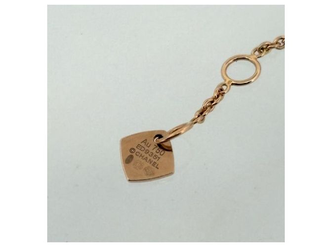 Bracciale charm Chanel Coco Crush Au750 in oro beige D'oro - vista 11