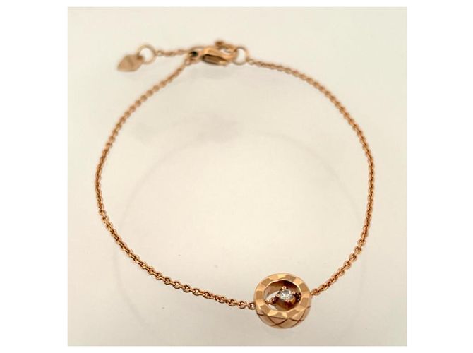 Bracciale charm Chanel Coco Crush Au750 in oro beige D'oro - vista 4