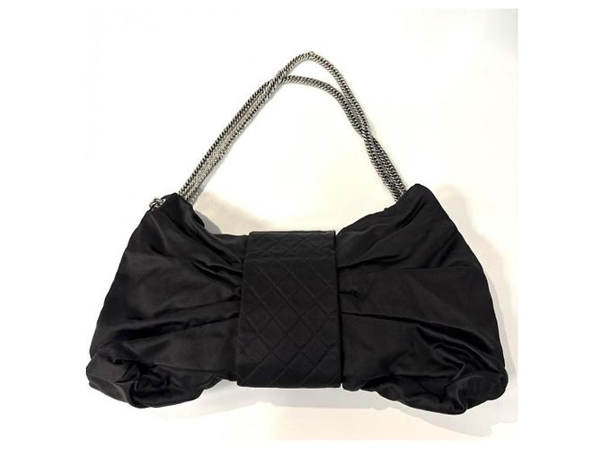 Borsa a spalla con catena 2.55 di CHANEL Nero - vista 2