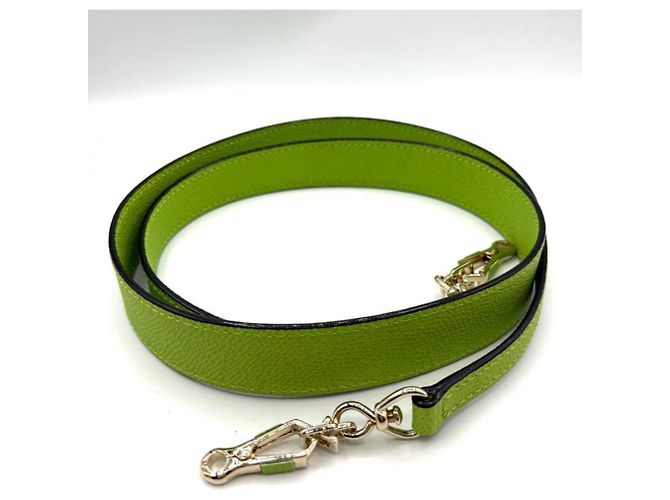 Borsa a spalla micro a secchiello Valextra in verde mela - vista 11