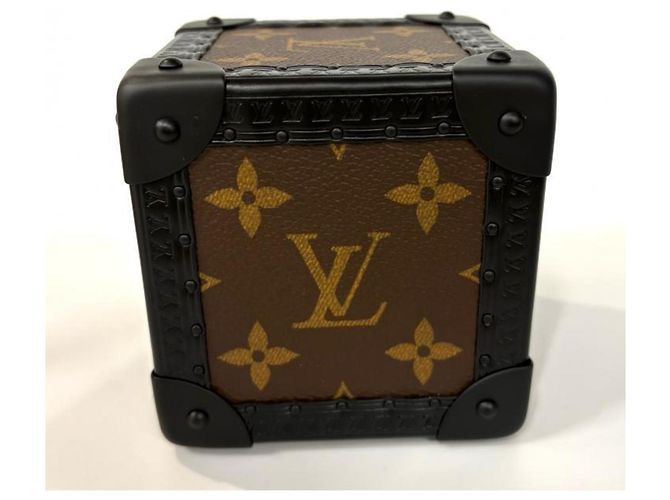 Louis Vuitton Trunk-Shaped Cube Monogram Figurine Brown - view 3
