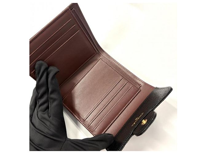 Monedero de cuero negro Chanel - vista 6