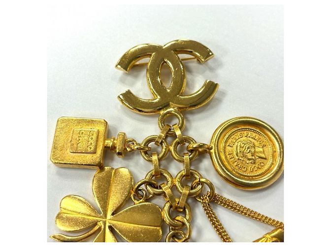 Spilla Vintage in Oro Chanel D'oro - vista 4