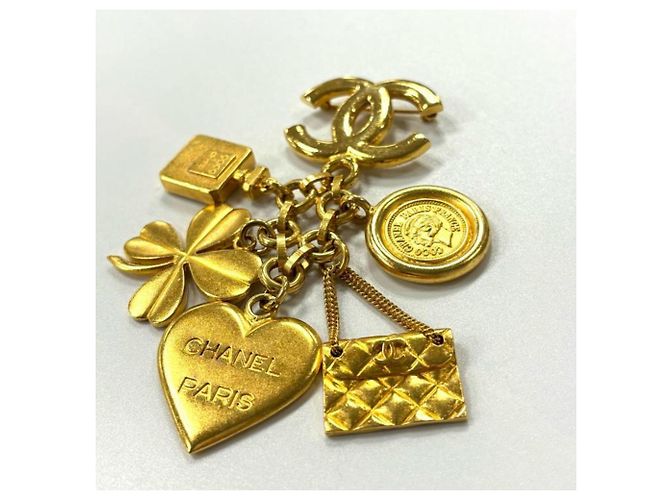 Spilla Vintage in Oro Chanel D'oro - vista 5