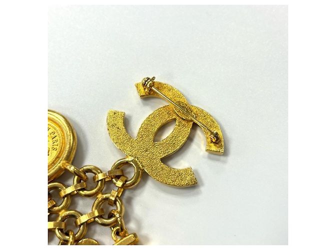 Spilla Vintage in Oro Chanel D'oro - vista 7