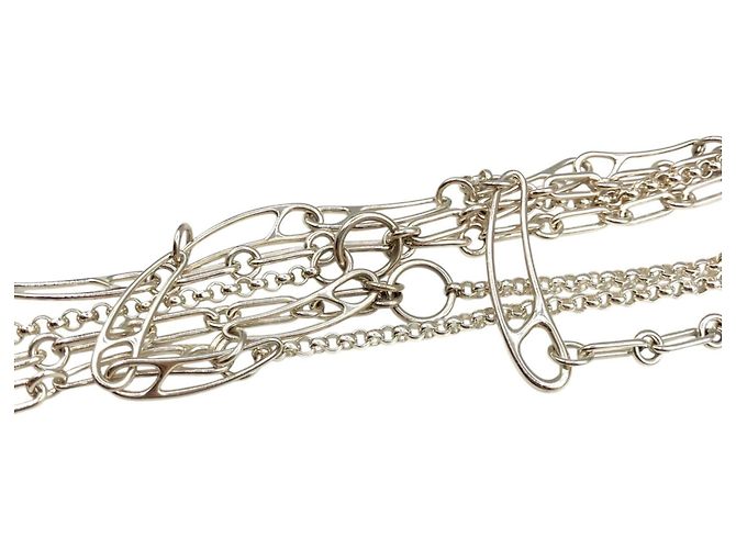 Chaîne d'ancre Colar PUNK Chaine d'Ancre Hermès Prata - vista 4