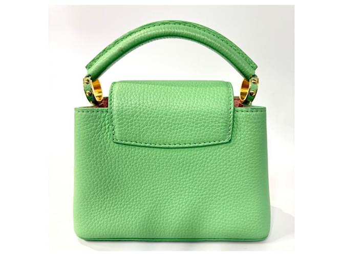 Borsa Capucines Mini Louis Vuitton Verde - vista 4