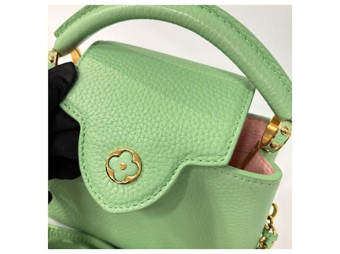 Borsa Capucines Mini Louis Vuitton Verde - vista 6