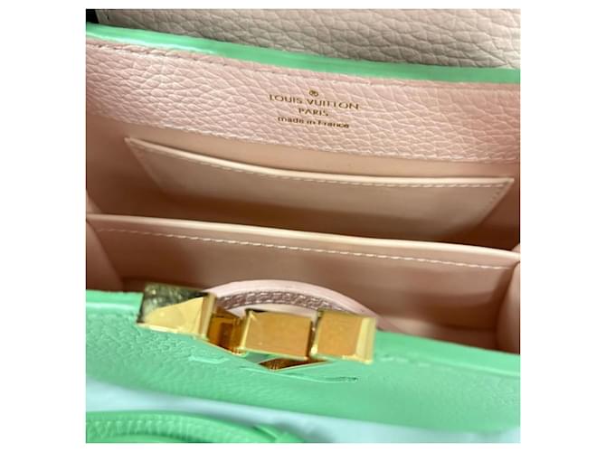 Borsa Capucines Mini Louis Vuitton Verde - vista 8