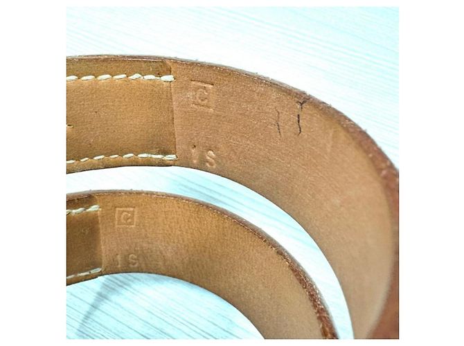 Hermès Set di bracciali in pelle marrone Hermes Pourtour - vista 9